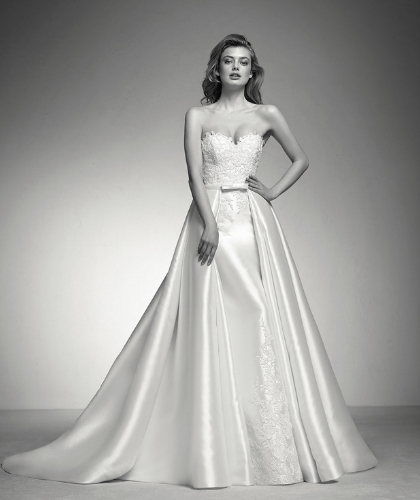 Buy Sell Wedding Dress Dubai Pronovias Isabel 2020 New A-Line Size Small