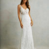 Buy Sell Wedding Dress Dubai 2019 Tara Lauren Farrow Ivory Sheath Dress US8 Medium