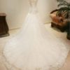 Buy Sell Wedding Dress Sharjah UAE White Silk Fit&Flare Wedding Dress Size M