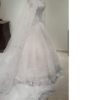 Buy Sell Wedding Dress Sharjah UAE White Silk Fit&Flare Wedding Dress Size M