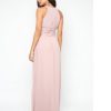 Buy Sell Bridesmaid Dress Online Dubai UAE pink BrandNew TFNC Yasmin Maxi Pale gown. Size Medium